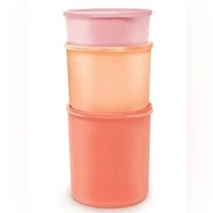 Tupperware 3-pc Set - Cubix Basic Bright Rounds -  BRAND NEW